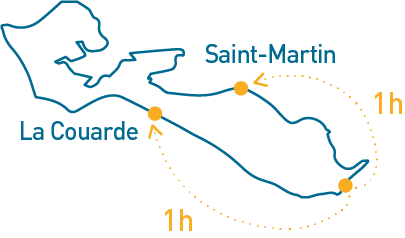 carte de l'ile de ré navigation jet ski